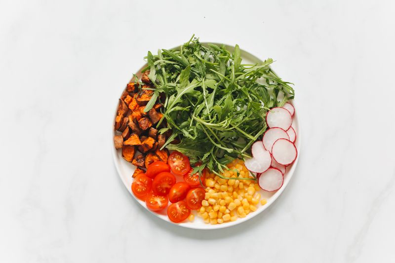 Arugula and parmesan Italian salad