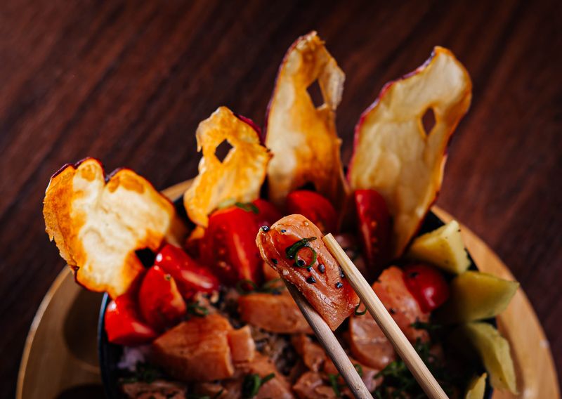 Tuscan salmon grain bowl
